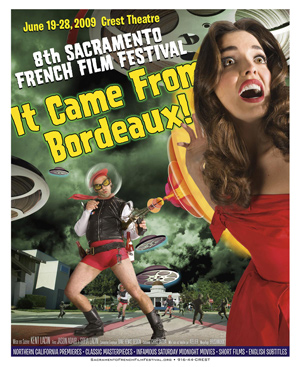 2009  Sacramento french film festival poster